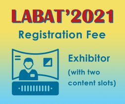 LABAT '2021: Exhibitor incl. 1 virtual booth with 2 content slots LABAT '2021: Exhibitor incl. 1 virtual booth with 2 content slots
